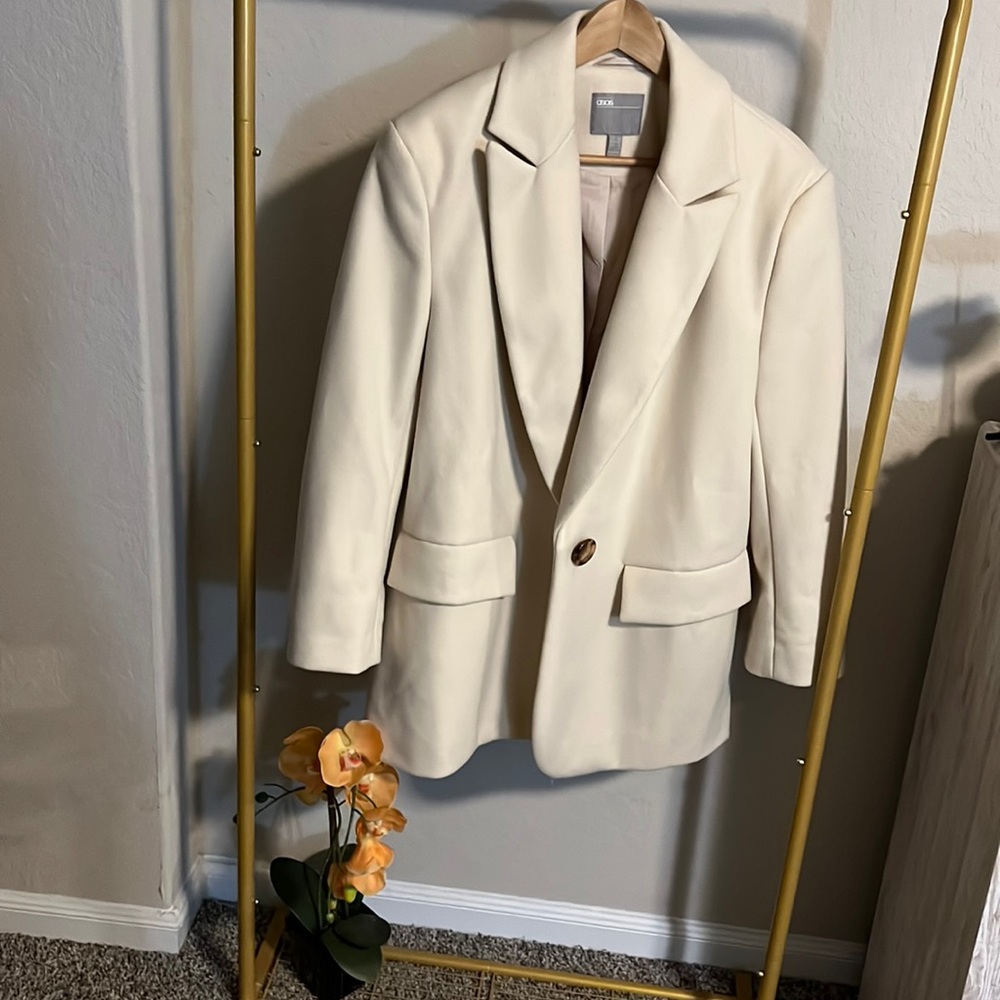 ASOS “grand-dad” creme blazer. New never worn/ WOT.